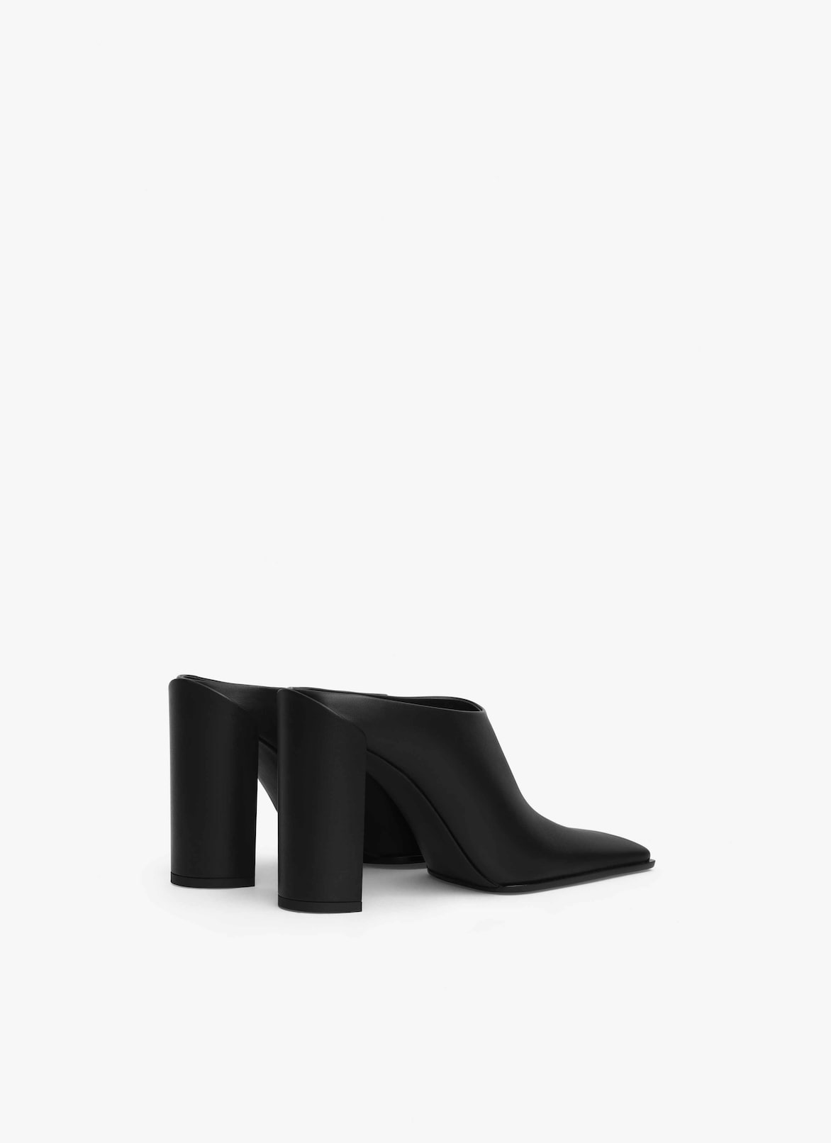 SQUARE MULES IN CALFSKIN ALAÏA BLACK SQUARE MULES IN CALFSKIN